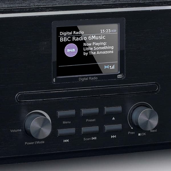 Lenco DAB+ FM-radio med CD MP3-afspiller Bluetooth Sort