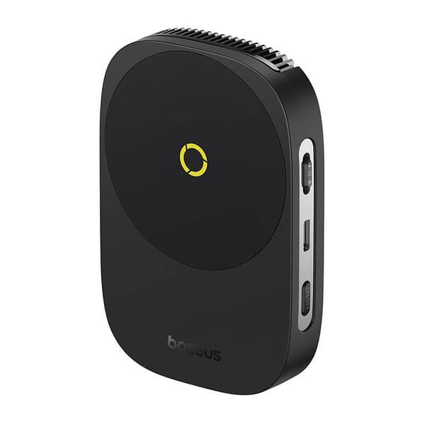Baseus MagPro II Ultra-Tunn telefonkylare med laddare (svart)