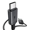 Miniatyrbilde 5 av 6: Joyroom JR-WQM03 magnetisk lader, USB + USB-C, 1,2m (svart)