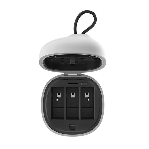 3-slot vandtæt oplader Allin box Telesin til GoPro Hero 9 / Hero 10 + 2 batterier (GP-BTR-905-GY-B)