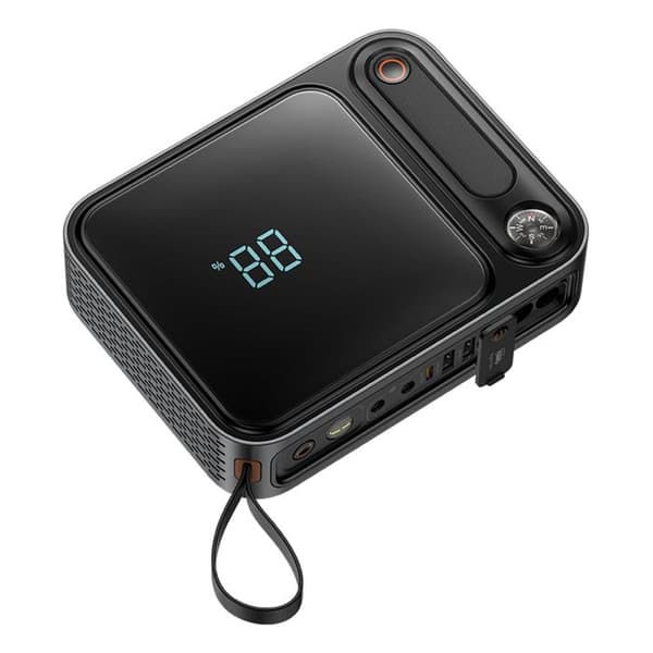 Baseus - Car Jump Starter Super Energy Ultra (C00251400111-00) - Externt batteri, USB, Type-C, 3000A, 26800mAh - Svart