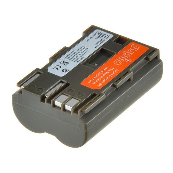 Uppladdningsbart batteri - Jupio - CCA0008 - 1400 mAh - Kompatibel med EOS 5D/10D/20D - Förlängd användning