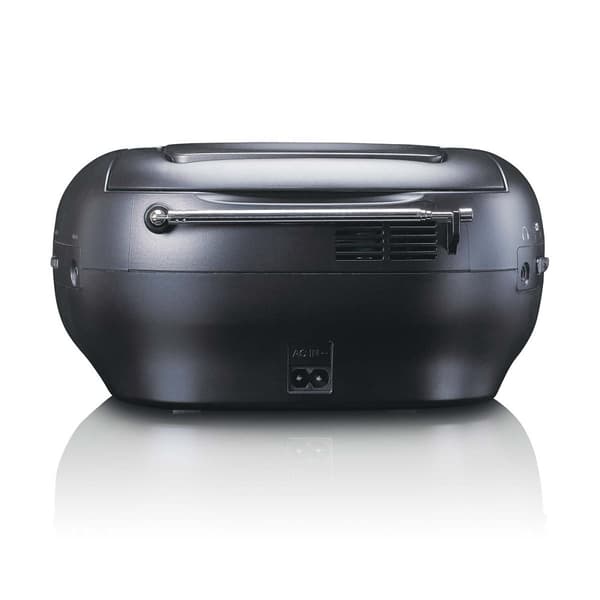 Lenco Bärbar DAB+/FM-radio med Bluetooth® CD-spelare och stor LCD-färgdisplay Svart