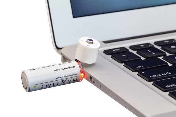 NeXtime NE-AABAT003-2 Genopladeligt AA USB-batteri Blister A 2 stk.