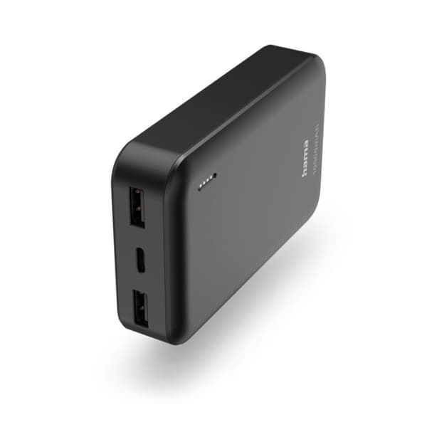 Hama Power Pack-lomme 10 10000mAh-udgange: 2x USB-A antracit Anthracit