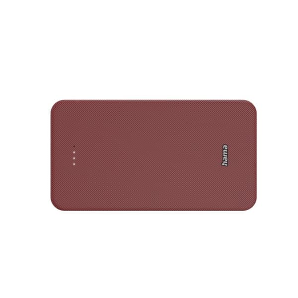 Hama Power Pack Color 20 20000mAh 2 utgångar: USB-C USB-A Röd