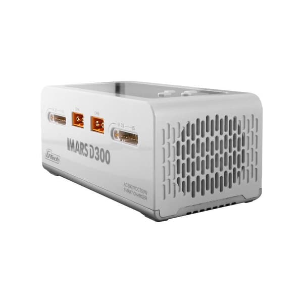 Gens Ace IMARS D300 G-Tech Channel AC/DC 300W/700W RC batterilader-EU Hvit