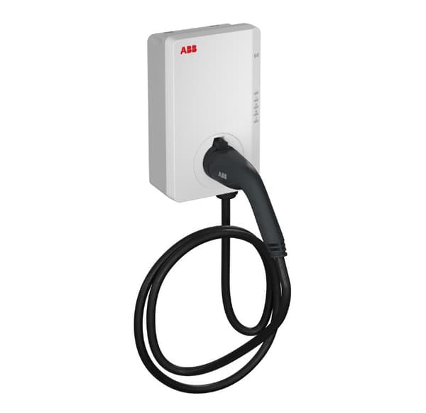 ABB Terra 11kW ladestation med 5m vægbokskabel
