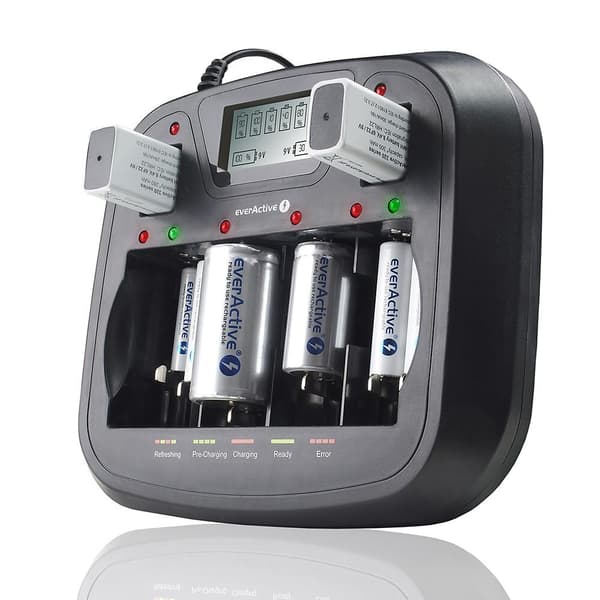 Oplader everActive NC-900U Sort