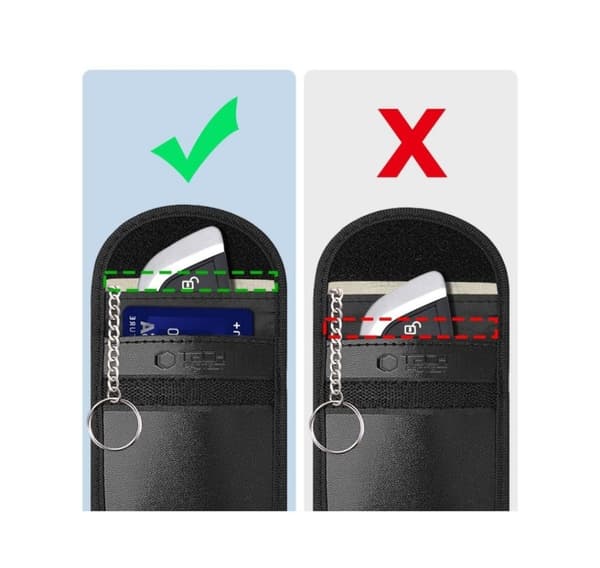 Tech-Protect car key pouch RFID Signal Blocker KLR100, black