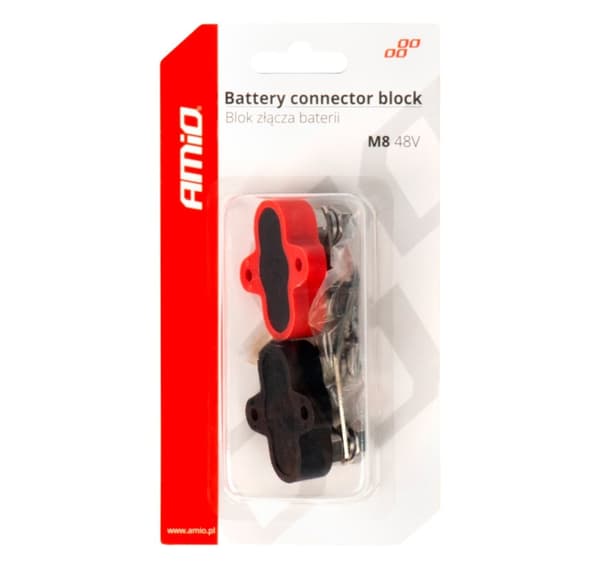 Connector distribution block for buses max 48V M8 connection