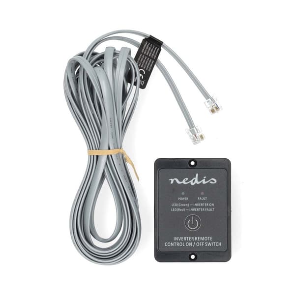Nedis Power Inverter Fjärrkontroll | 6.00 m | RJ12 | Svart