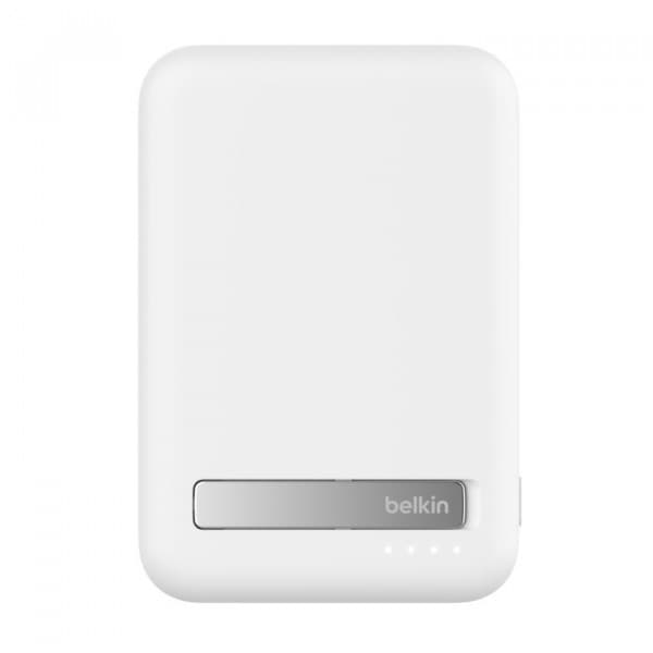 Belkin BoostCharge Pro Qi2 -varavirtalähde magneetilla, 10 000 mAh, valkoinen