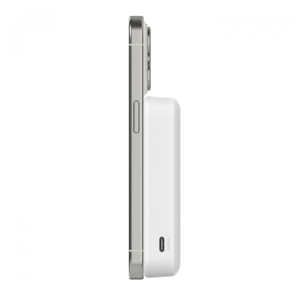 Belkin BoostCharge Pro Qi2 -varavirtalähde magneetilla, 10 000 mAh, valkoinen