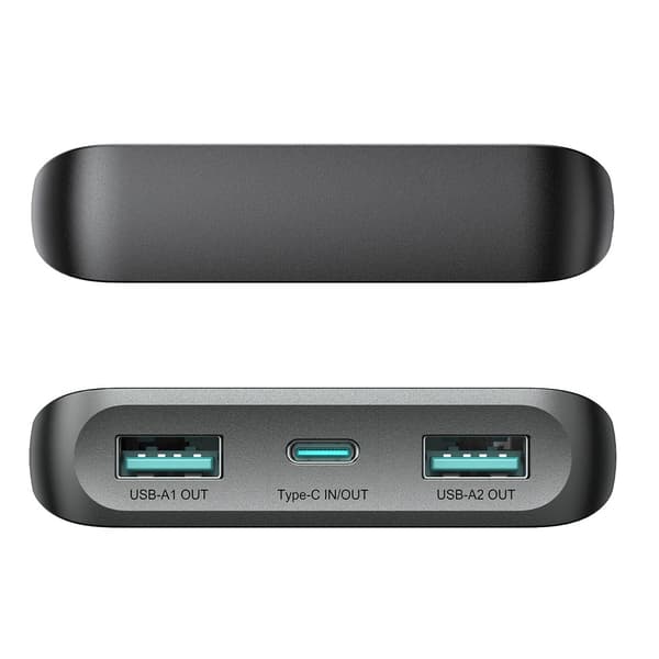 Joyroom Powerbank 25W 10000mAh 2XUSB og 1xUSB-C - Svart