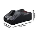 Miniatyrbild 4 av 4: Snabb batteriladdare GAL 18V-160 Professional - 16,0 Ah - 1 Styck - BOSCH - 1600A02T5G