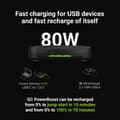 Miniatyrbild 3 av 4: Battery Booster - Green Cell - GC PowerBoost - 16000mAh - 2000A - Bärbar USB-C