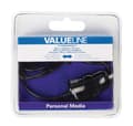 Miniatyrbillede 4 af 4: Valueline VLMB60890B10 Micro USB Biloplader Micro USB Han - 12v Bilforbindelse 1.00 M Sort 2.1a