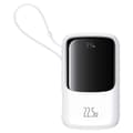 Miniatyrbillede 1 af 3: Baseus Qpow Pro+ Powerbank 22.5W 10000mAh - Hvid