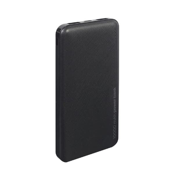 Powerbank 10000mAh 2xUSB ja 1xUSB-C - Svart