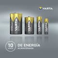 Miniatyrbild 3 av 3: VARTA Batterier AAA, 100-pack, Power on Demand, Alkaliska, 1,5V, ekologisk förpackning, för datortillbehör, Smart Home, lampor