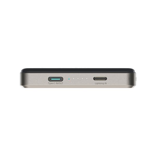 Joyroom ultraohut tehopankki 10000mAh PD 20W:lla ja magneettilatauksella - Titanium