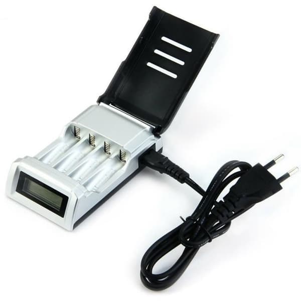 Laddare för batteri - ZEEPIN - NC05 - LCD - 4 platser - NiCd NiMh
