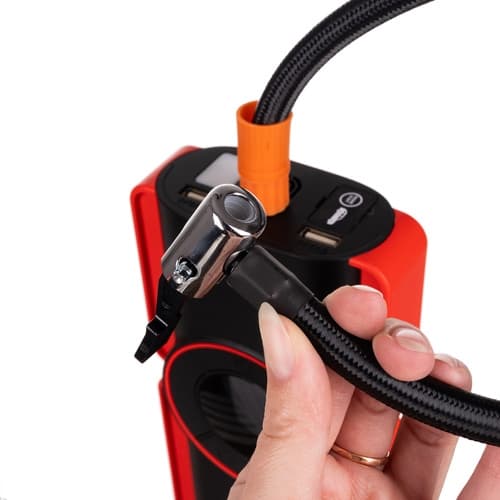 2-i-1 Batteriladdare & Pump - Laddare för bilbatterier