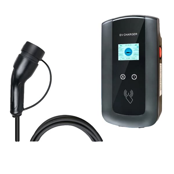 Nopean latauksen sähköautojen asema, 11 kW teho, Type 2 yhteensopivuus,11kW, TYYPE2