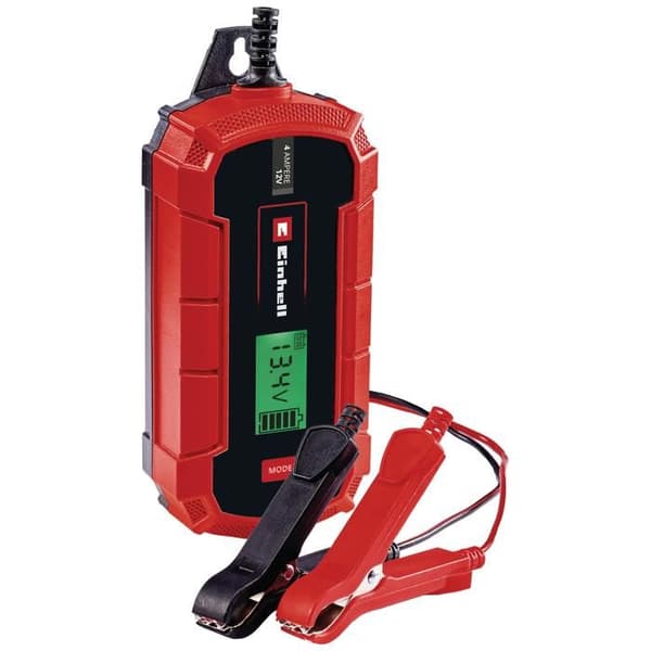 Einhell Batteriladdare CE-BC 4 M (För alla typer av batterier, maximal laddström på 4 A)