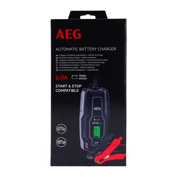 AEG batteriladdare 6A - bilbatteriladdare