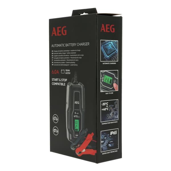 AEG batteriladdare 6A - bilbatteriladdare