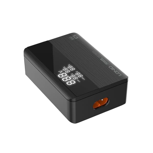 USB-opladningsstation GaN 100W PD med 2xUSB-C og 2xUSB