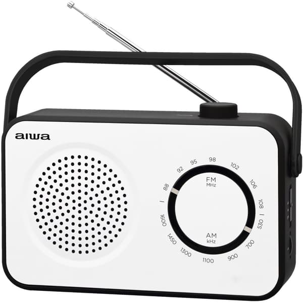 AIWA Analog radio White