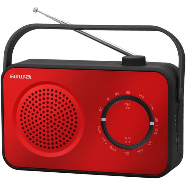 AIWA Analog radio Röd