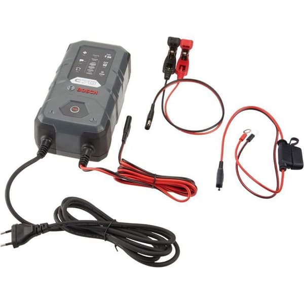 Batteriladdare - BOSCH - C70 - 12/24V - 10A - Kompatibel med bly-syra och GEL