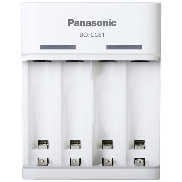 Panasonic BQ-CC61 NiMH rund batteriladdare LR03 (AAA), LR6 (AA)