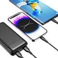 Miniatyrbillede 2 af 2: Dudao Powerbank 10000mAh 10W med USB, USB-C og MicroUSB - Svart