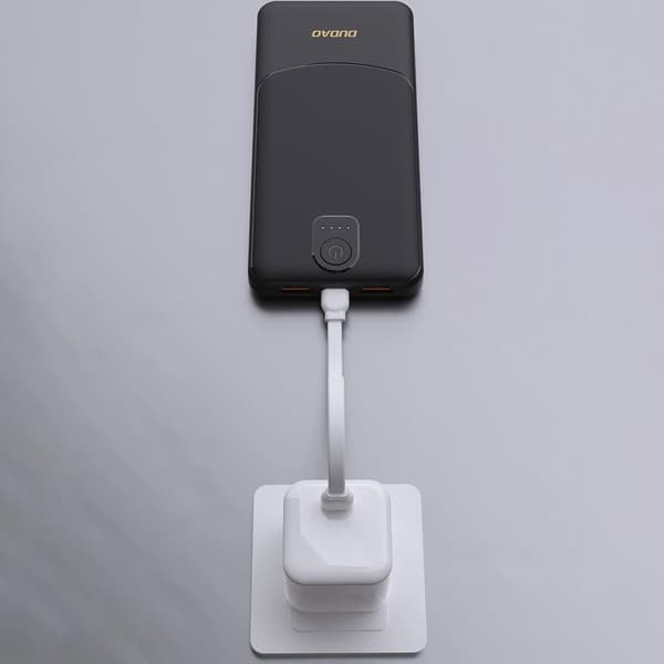 Dudao Powerbank 20000mAh 10W med USB, USB-C og MicroUSB - Svart