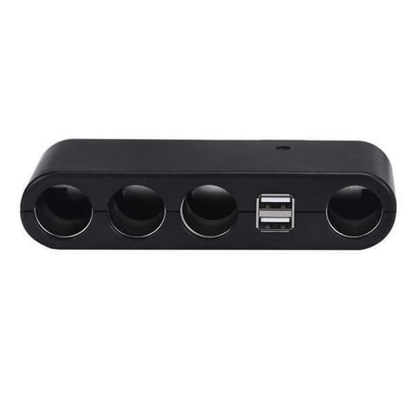 4 Way New Multi Socket Cigarettändare USB-kontakt laddare Adapter RE29FE