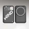 Miniatyrbillede 2 af 2: Mini bærbar telefonoplader, 10000mAh kapacitet, trådløs opladningsfunktion,Sort, 10000mAh