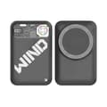 Miniatyrbillede 1 af 2: Mini bærbar telefonoplader, 10000mAh kapacitet, trådløs opladningsfunktion,Sort, 10000mAh