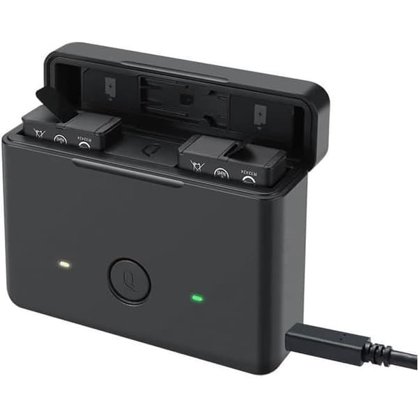 Batteriladdare - KanDao - QooCam 3 och 3 Ultra - 2 års garanti - Svart - Elektrisk