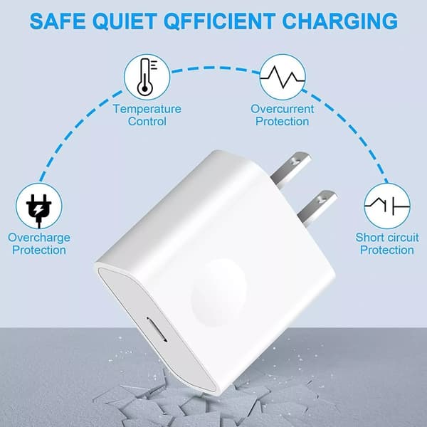 USB C - USB C -pikalatauskaapeli PD 20 W Cube iPad Prolle/iPhone 15:lle/Samsung 1 metri (2 kpl)