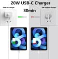 Pikkukuva 2 / 4: USB C - USB C -pikalatauskaapeli PD 20 W Cube iPad Prolle/iPhone 15:lle/Samsung 1 metri (2 kpl)