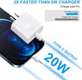 Pikkukuva 1 / 4: USB C - USB C -pikalatauskaapeli PD 20 W Cube iPad Prolle/iPhone 15:lle/Samsung 1 metri (2 kpl)