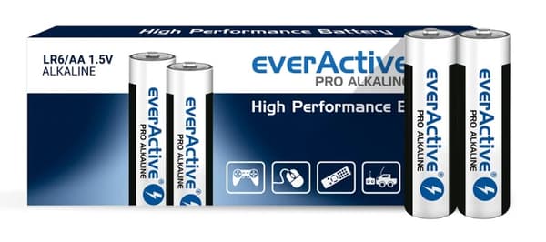 AA / LR6 alkaliske batterier - 10 stk.
