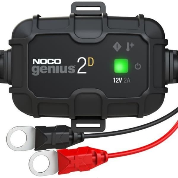 GENIUS2DEU 2A direktemonteret batterioplader