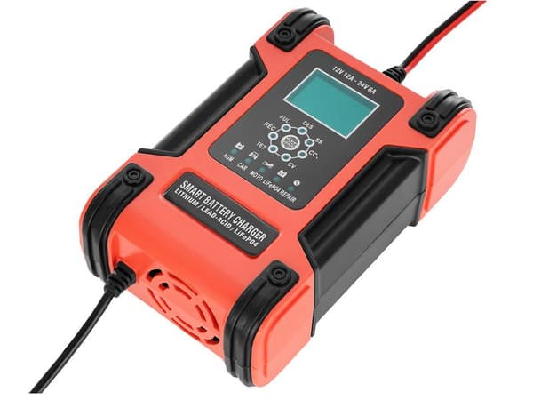 Azo Batteriladdare BC-12 (12V-12A) / (24V-6A) AGM / LiFePO4 / GEL