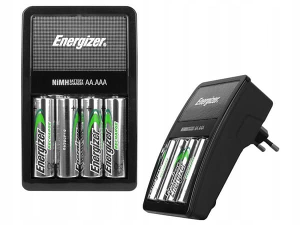 ENERGIZER MAXI AA AAA oplader + 4 AA batterier